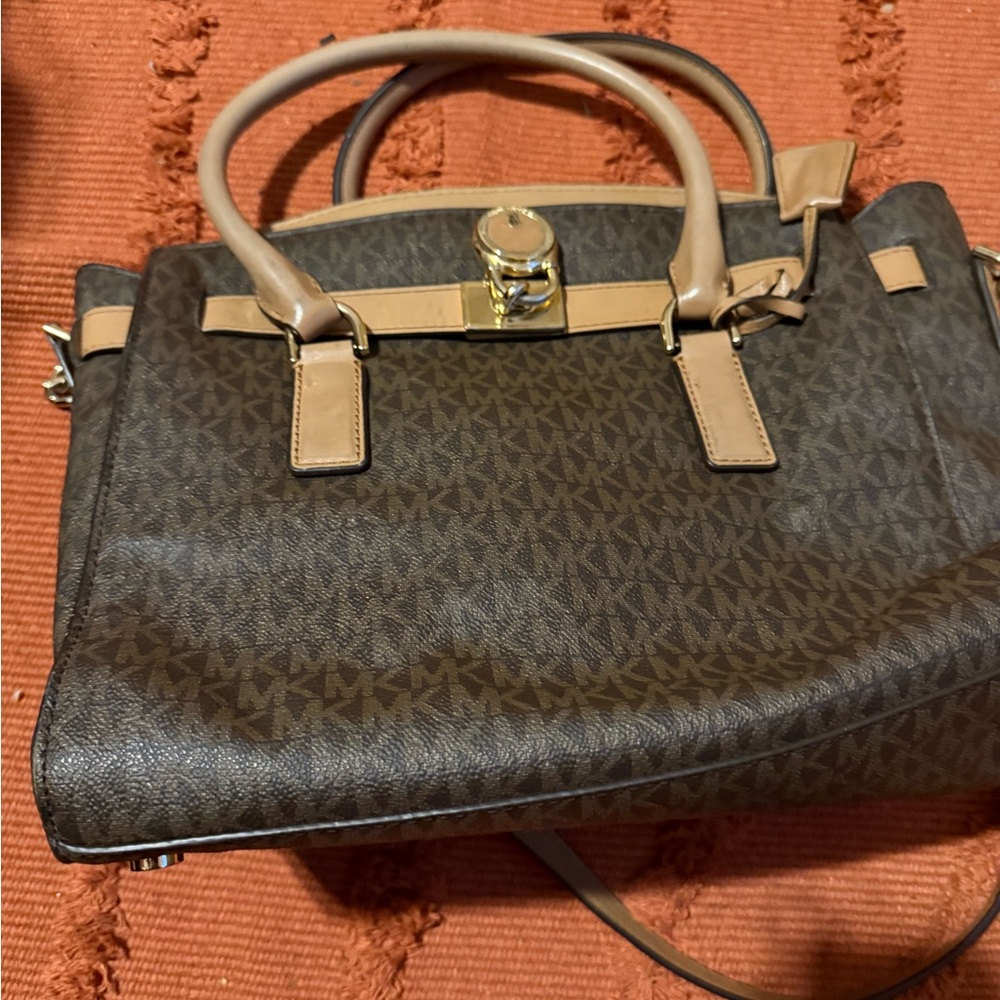 Michael Kors Brown Signature Tote Bag